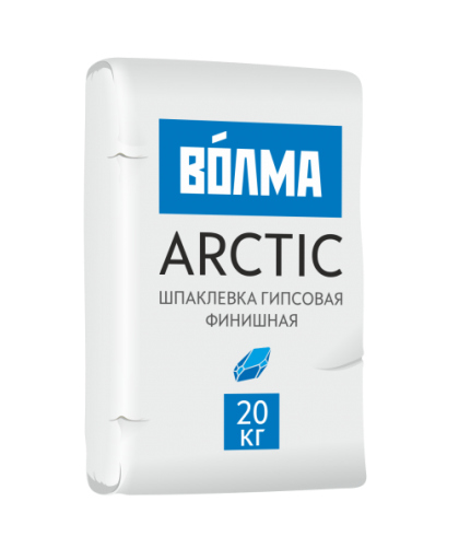 Шпатлевка гипсовая финишная Волма Arctic 20 кг РФ
