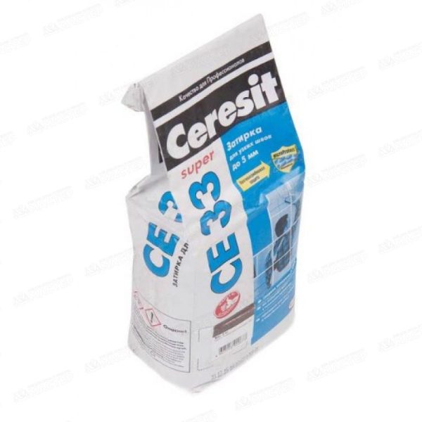 Фуга Ceresit CЕ 33  2 кг серая №07